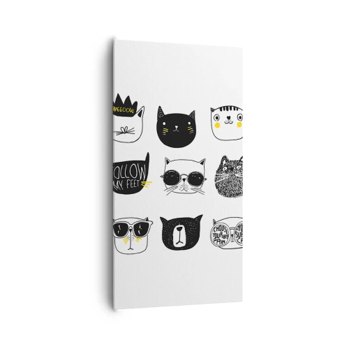 Canvastavla - Bild på duk - Varje annorlunda - 65x120 cm