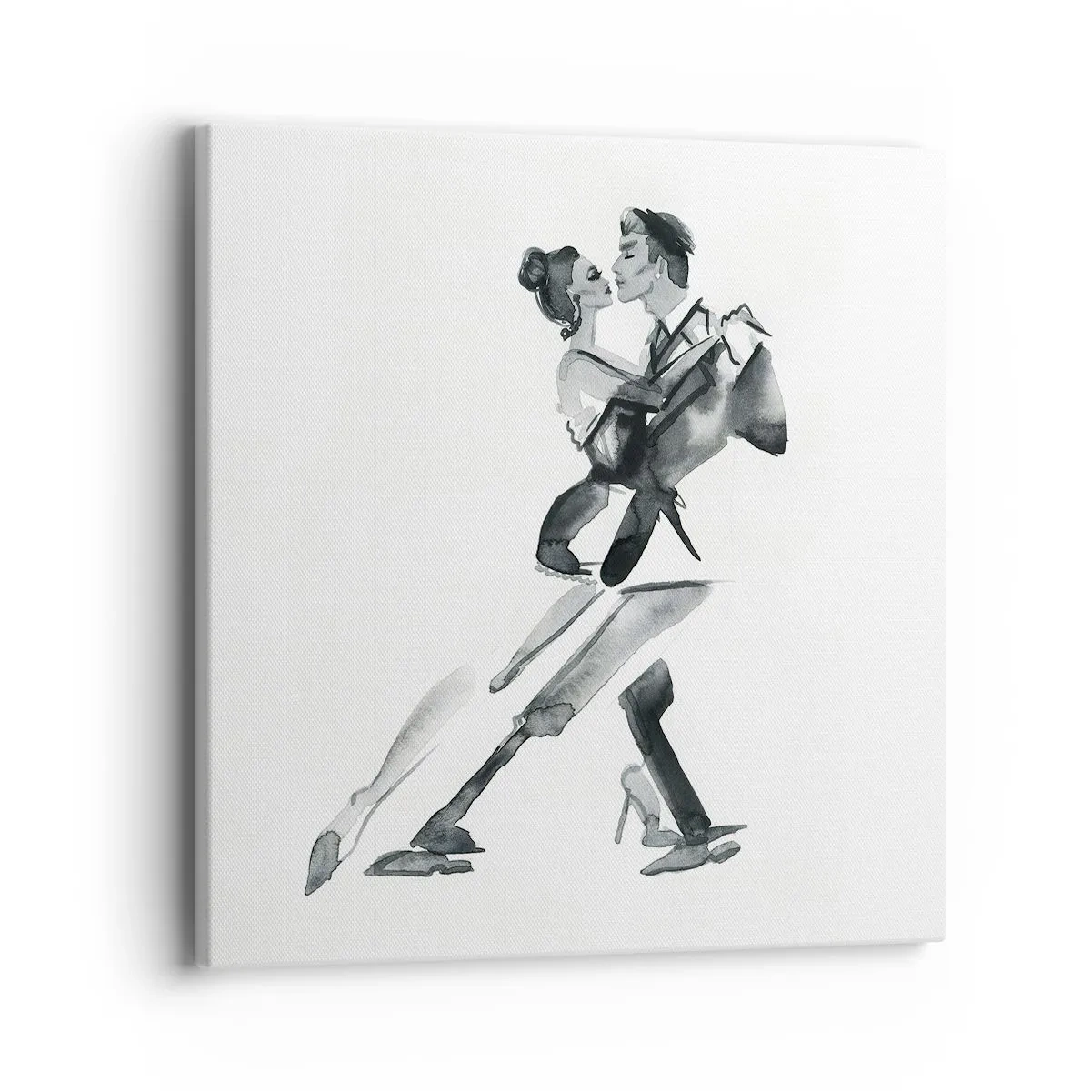 Canvastavla - Bild på duk - I en rytm - 40x40 cm