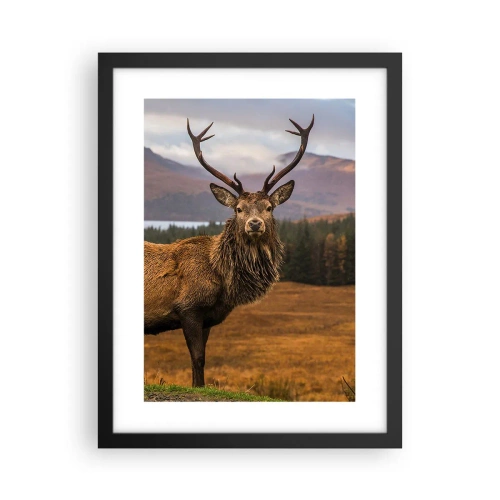 Affisch i svart ram - Naturens majestät - 30x40 cm