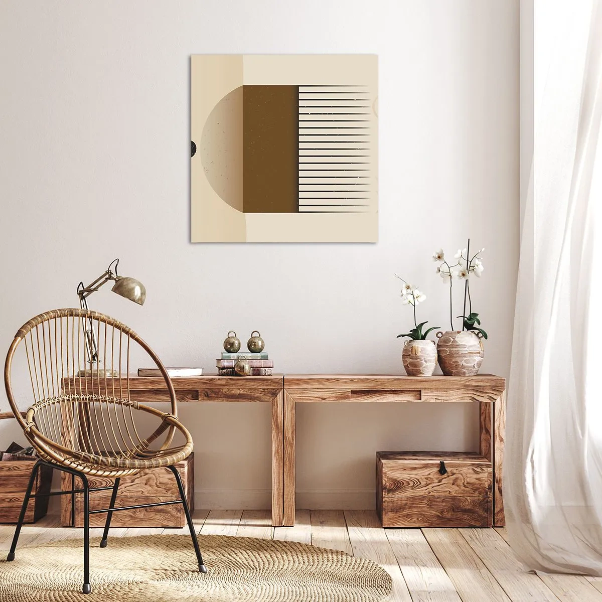 Canvastavla - Bild på duk - Olika tillstånd - 60x60 cm