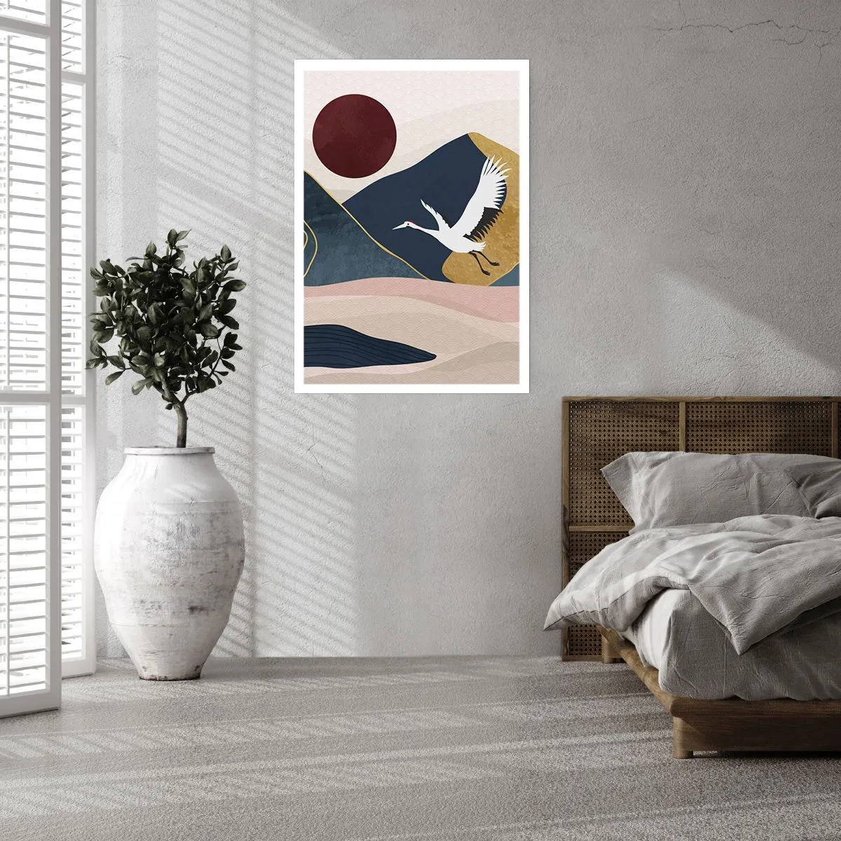 Affisch - Nästa dag FLUGIT iväg - 50x70 cm