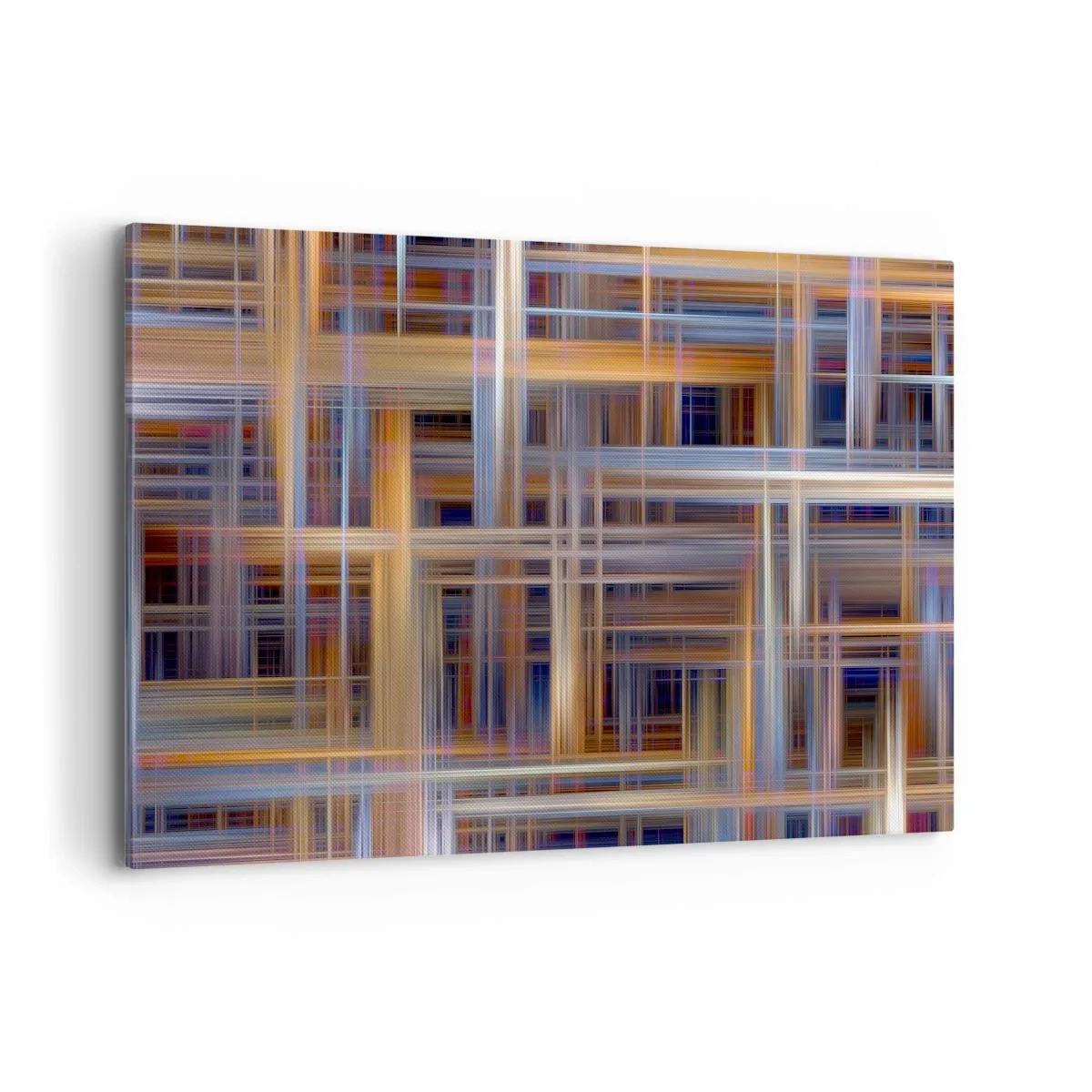 Canvastavla - Bild på duk - Vävd av ljus - 100x70 cm