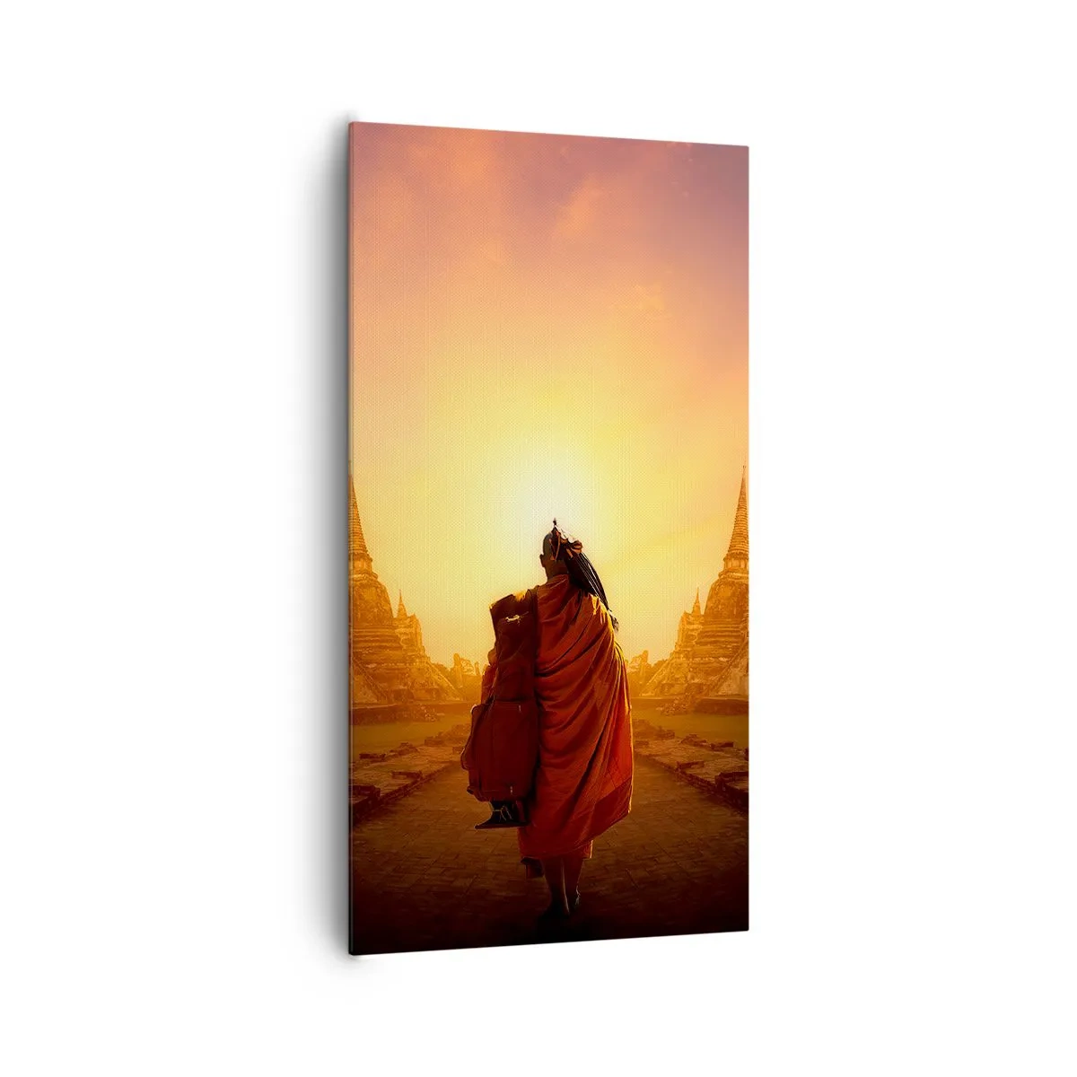 Canvastavla - Bild på duk - I lugn genom evigheten - 65x120 cm