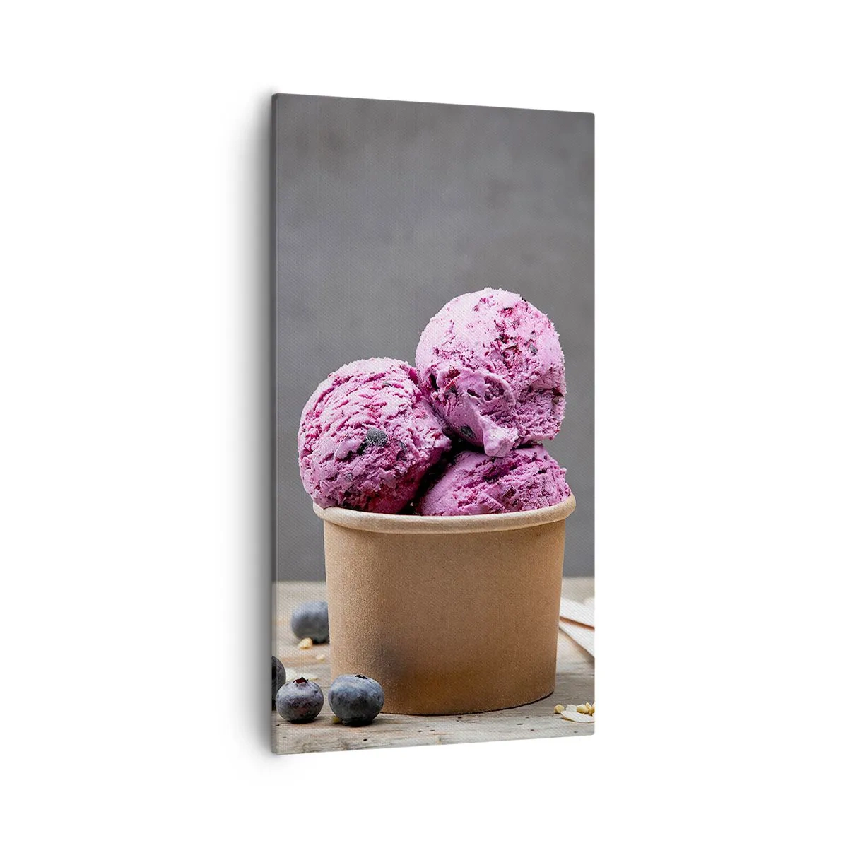 Canvastavla - Bild på duk - Sötma och svalka - 55x100 cm