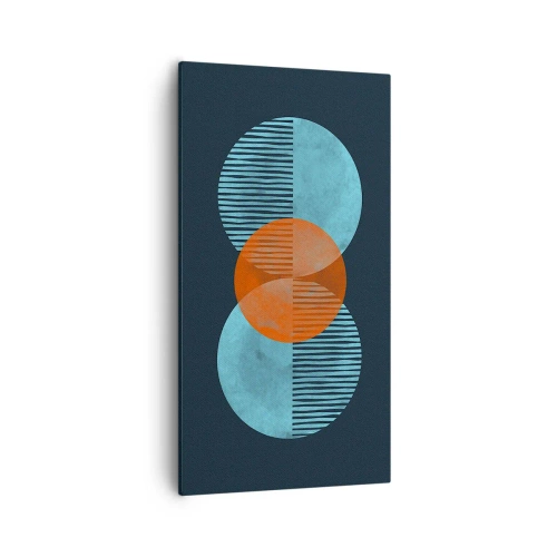 Canvastavla - Bild på duk - Symmetrisk komposition - 55x100 cm