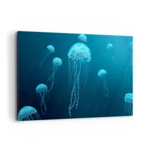Canvastavla - Bild på duk - Havets dans - 120x80 cm