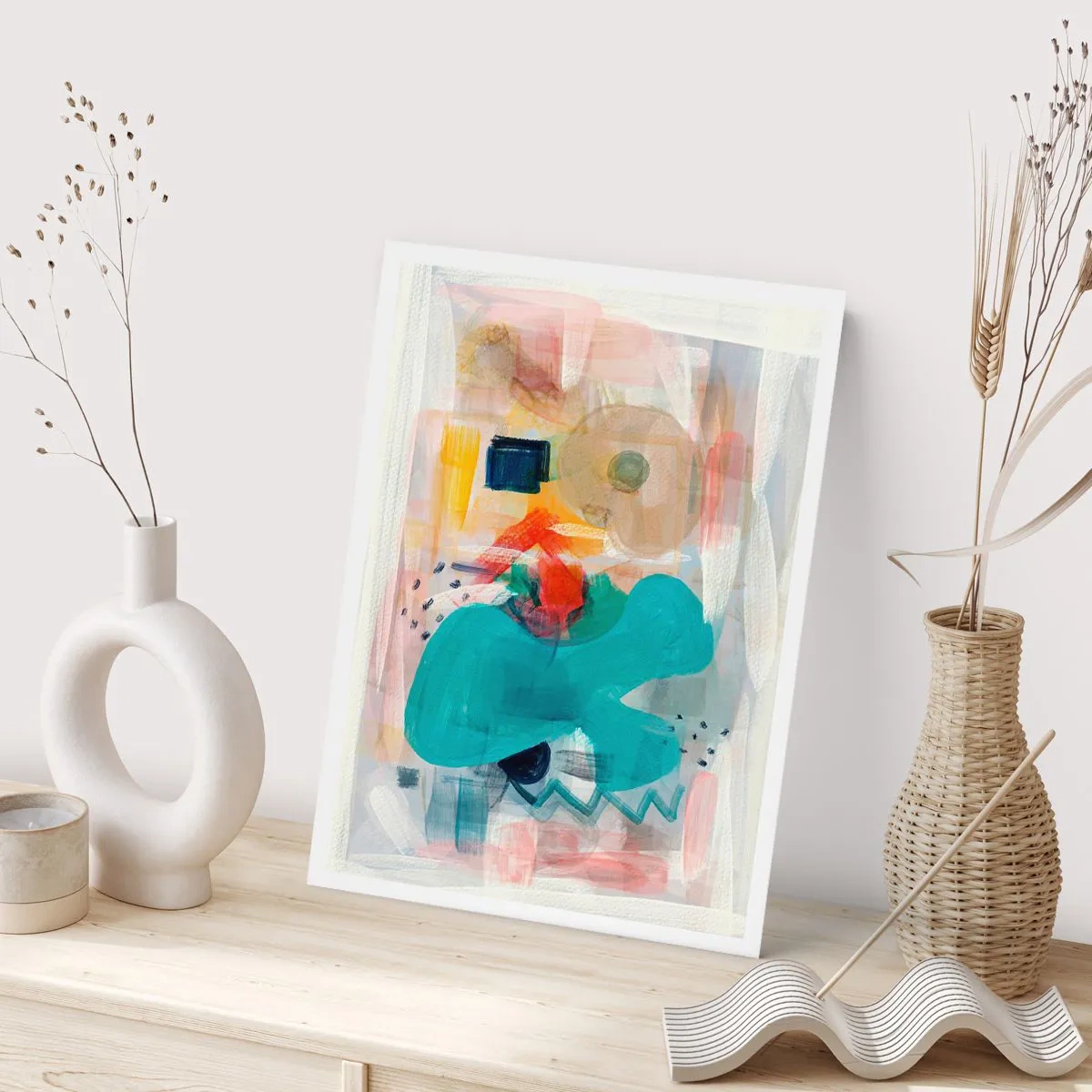 Affisch - Ett färgglatt spel - 61x91 cm