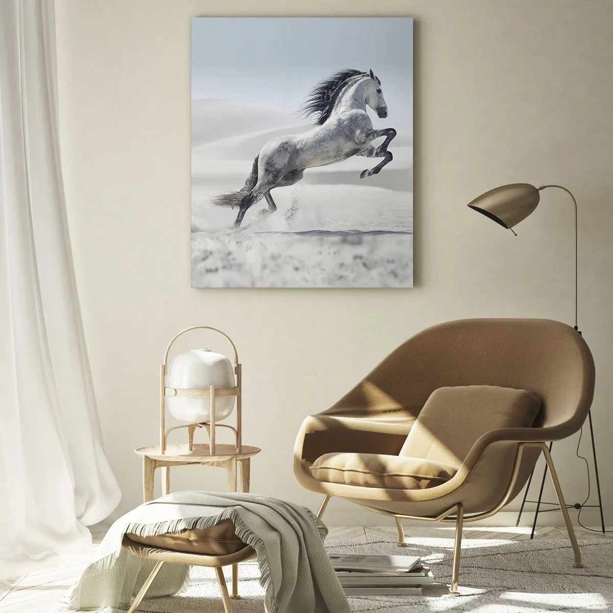 Glastavla - Bild på glas - Arabisk prins - 70x100 cm