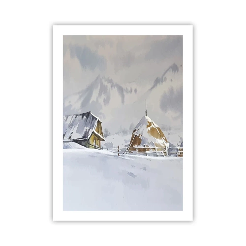 Affisch - I snödalen - 50x70 cm