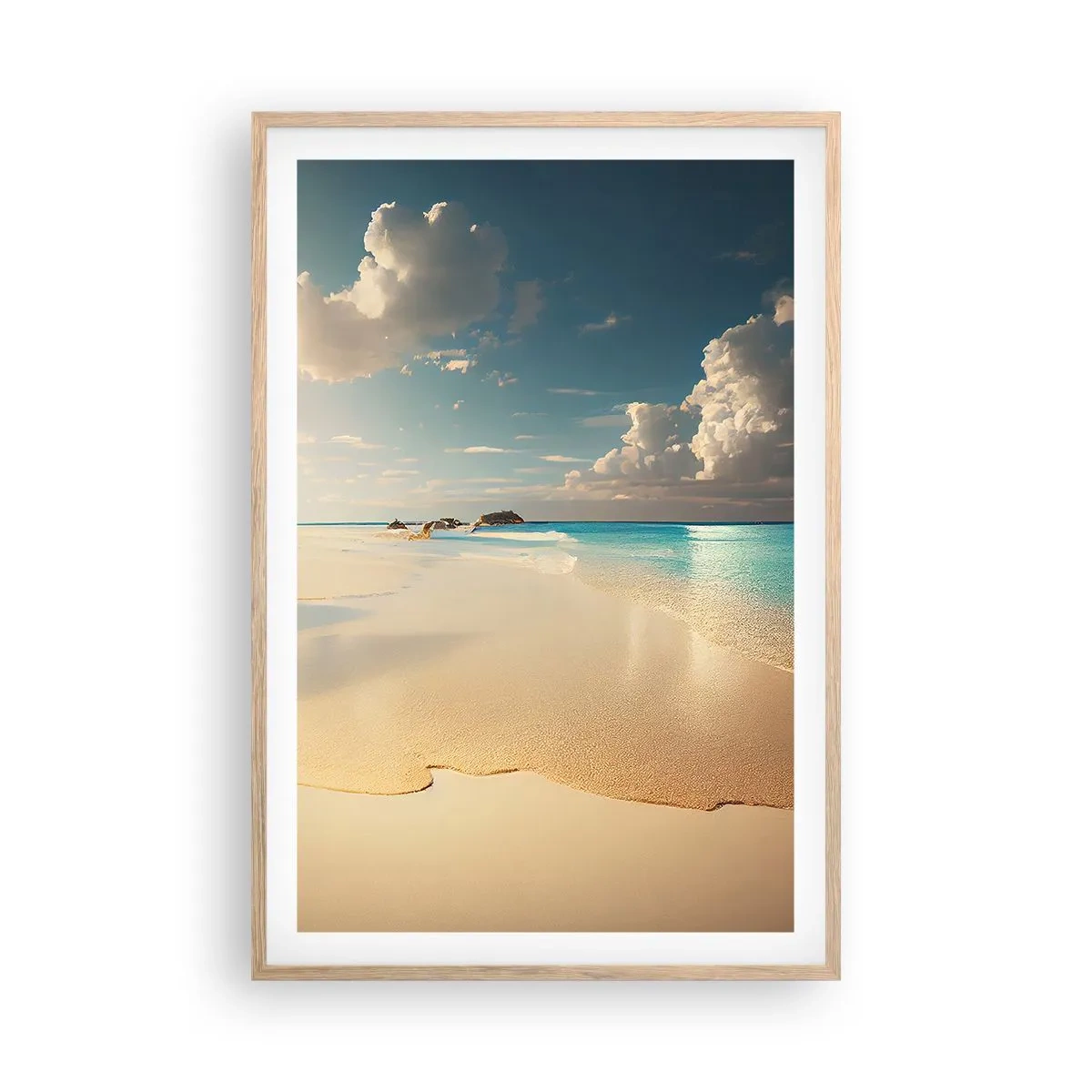 Affisch i ram av ljusek - En drömlik dag - 61x91 cm