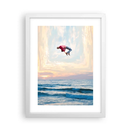 Affisch i vit ram - Till en annan dimension - 30x40 cm