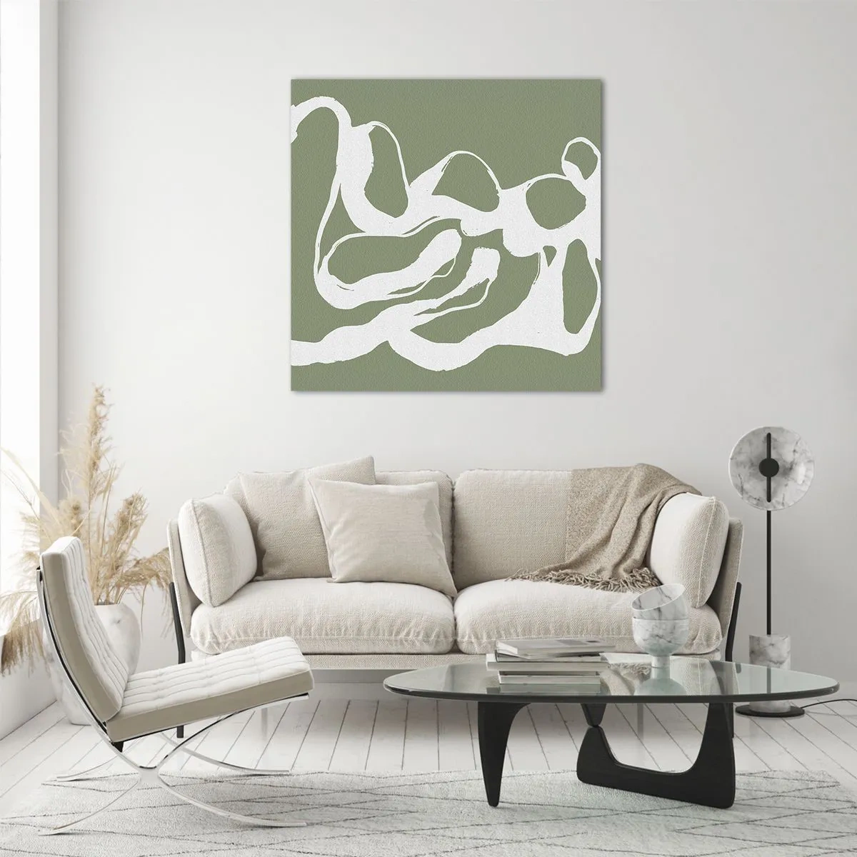 Glastavla - Bild på glas - Rymdens kallelse - 70x70 cm