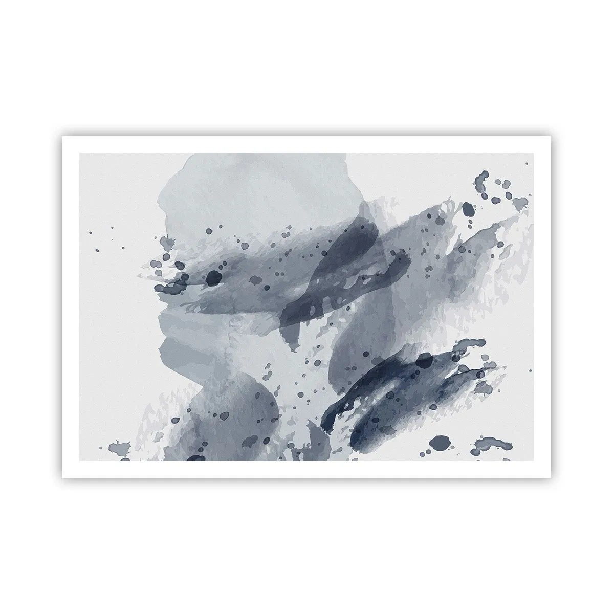 Affisch - Studie om vattnets natur - 100x70 cm