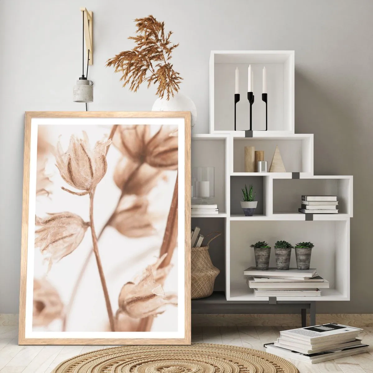 Affisch i ram av ljusek - De kallar för slutet av sommaren - 30x40 cm