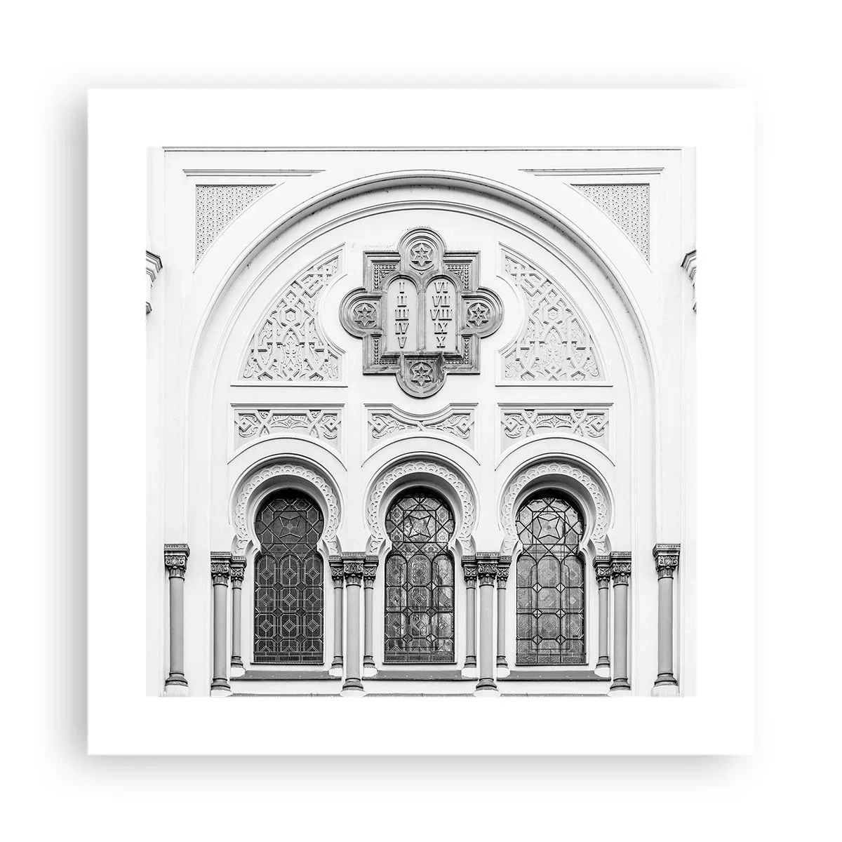 Affisch - På gränsen mellan kulturer - 40x40 cm