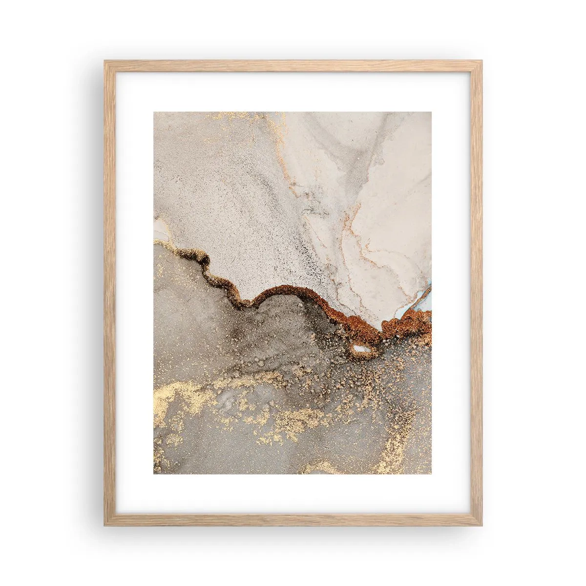 Affisch i ram av ljusek - På färgernas gräns - 40x50 cm