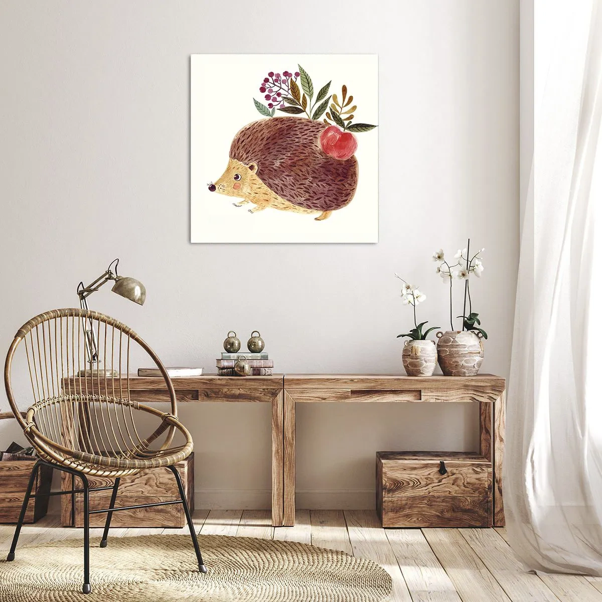 Canvastavla - Bild på duk - Och du gillar mig redan - 40x40 cm