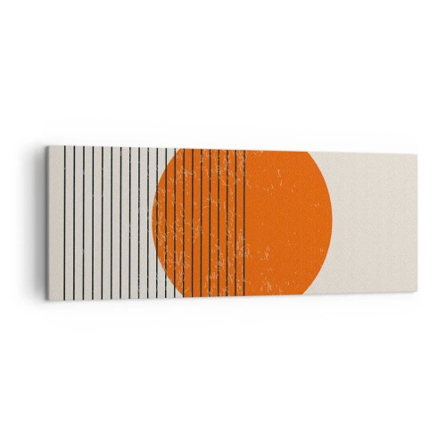 Canvastavla - Bild på duk - Alltid solen - 140x50 cm