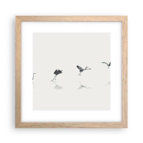 Affisch i ram av ljusek - Fyra enkla steg - 30x30 cm