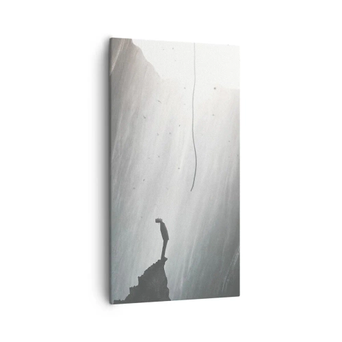 Canvastavla - Bild på duk - Det finns alltid en väg ut - 55x100 cm