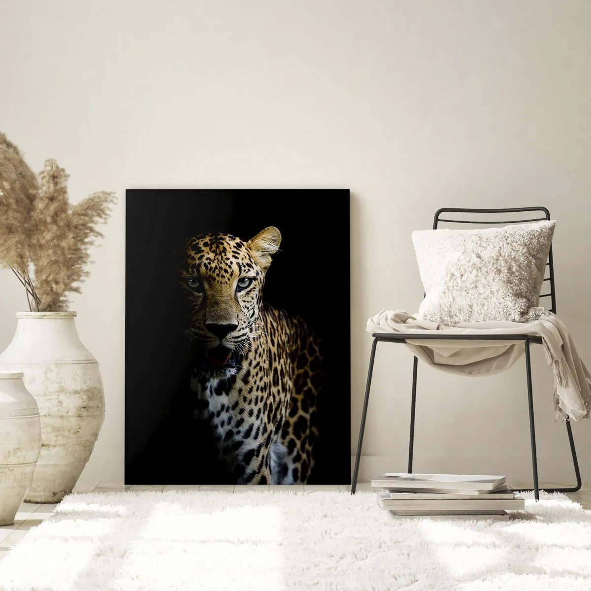 Glastavla - Bild på glas - Mörk skönhet - 50x70 cm