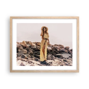 Affisch i ram av ljusek - Stenarnas magi - 50x40 cm