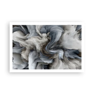 Affisch - Sten och blomma - 91x61 cm