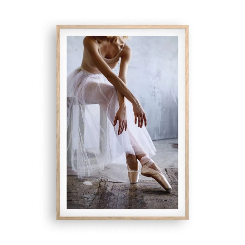 Affisch i ram av ljusek - Innan rampljuset tänds - 61x91 cm