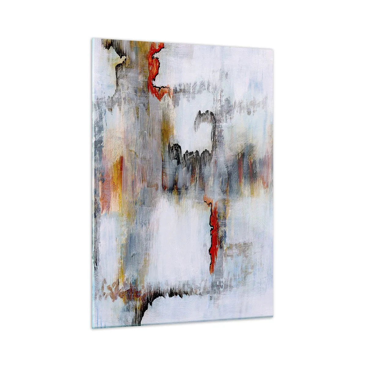 Glastavla - Bild på glas - Med pinne på vatten - 50x70 cm