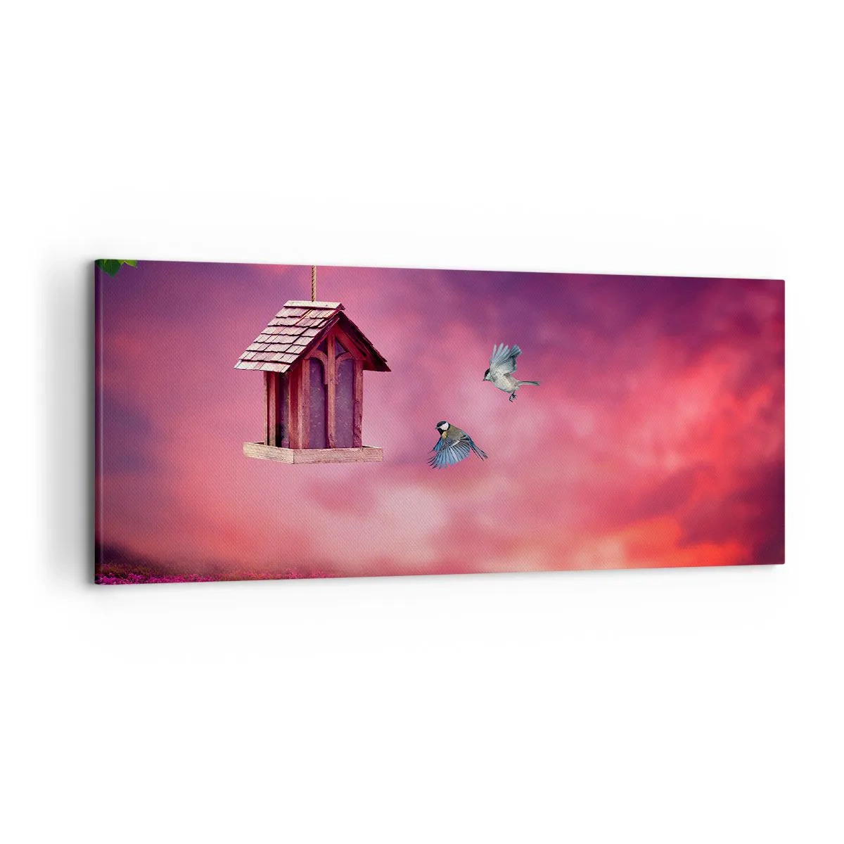 Canvastavla - Bild på duk - Inbjudan till middag - 120x50 cm