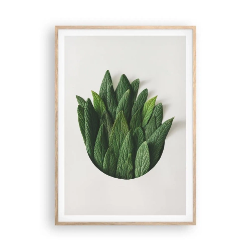 Affisch i ram av ljusek - Ostoppbar nyfikenhet - 70x100 cm