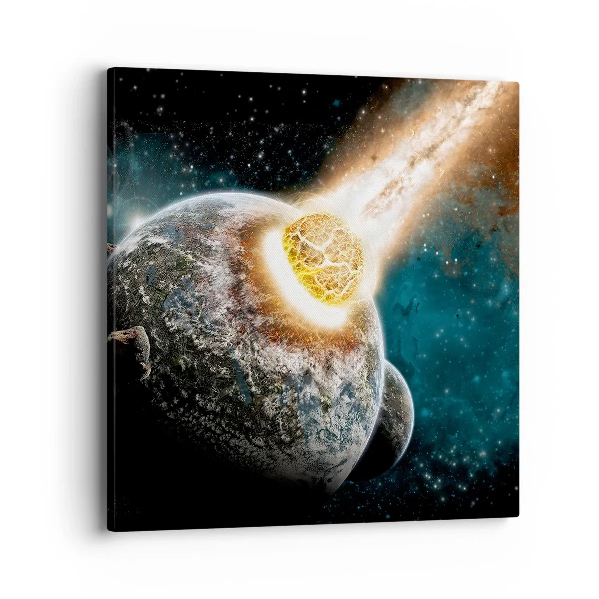 Canvastavla - Bild på duk - Förödelse eller födsel? - 40x40 cm