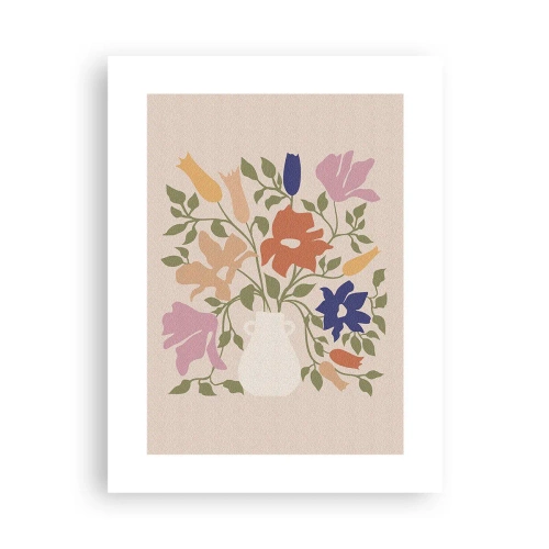 Affisch - En delikat bukett - 30x40 cm