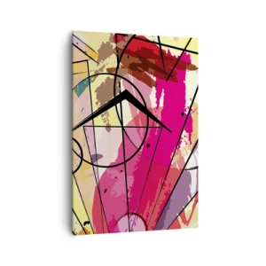 Canvastavla - Bild på duk - Explosion  - 70x100 cm