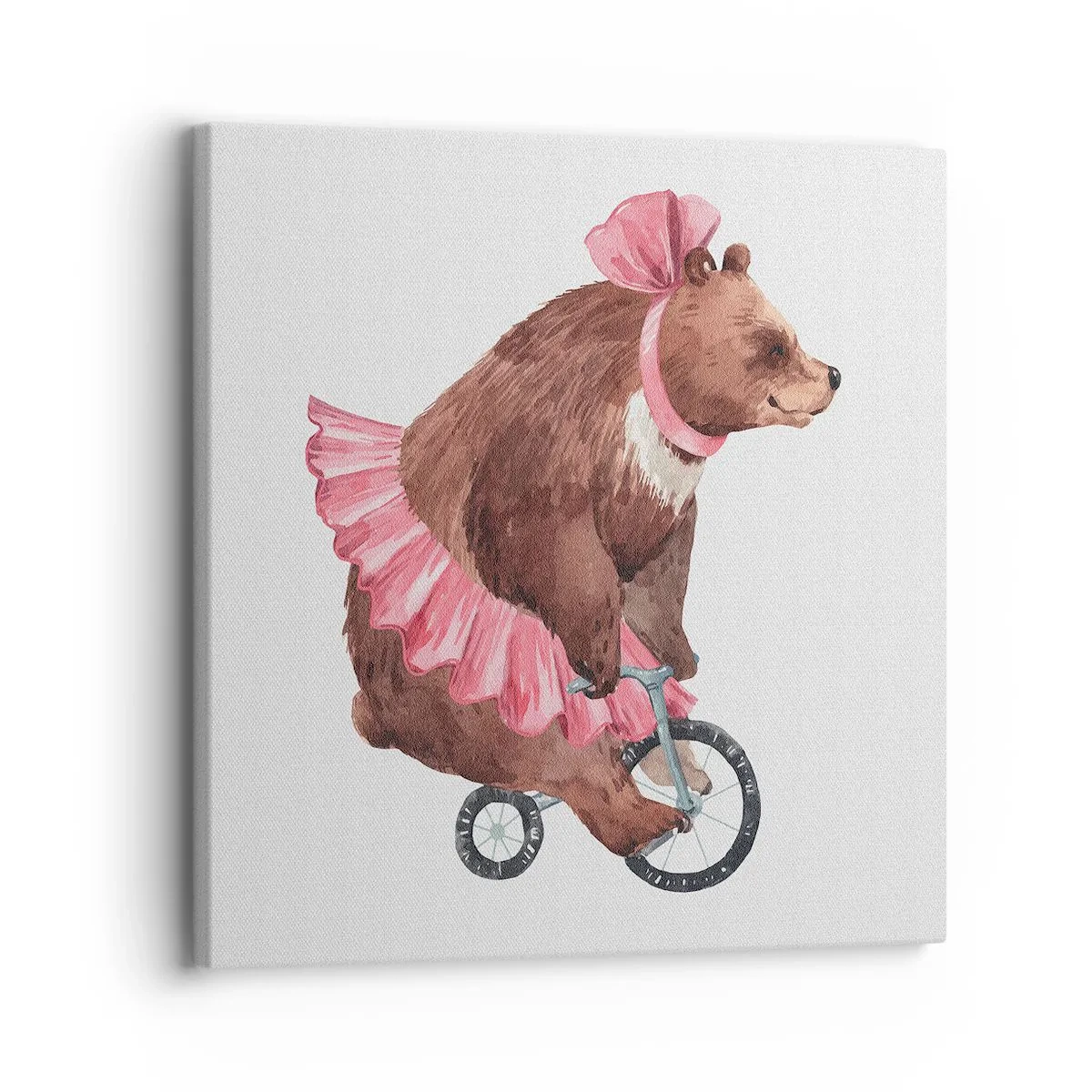 Canvastavla - Bild på duk - Vilken cirkus! - 30x30 cm