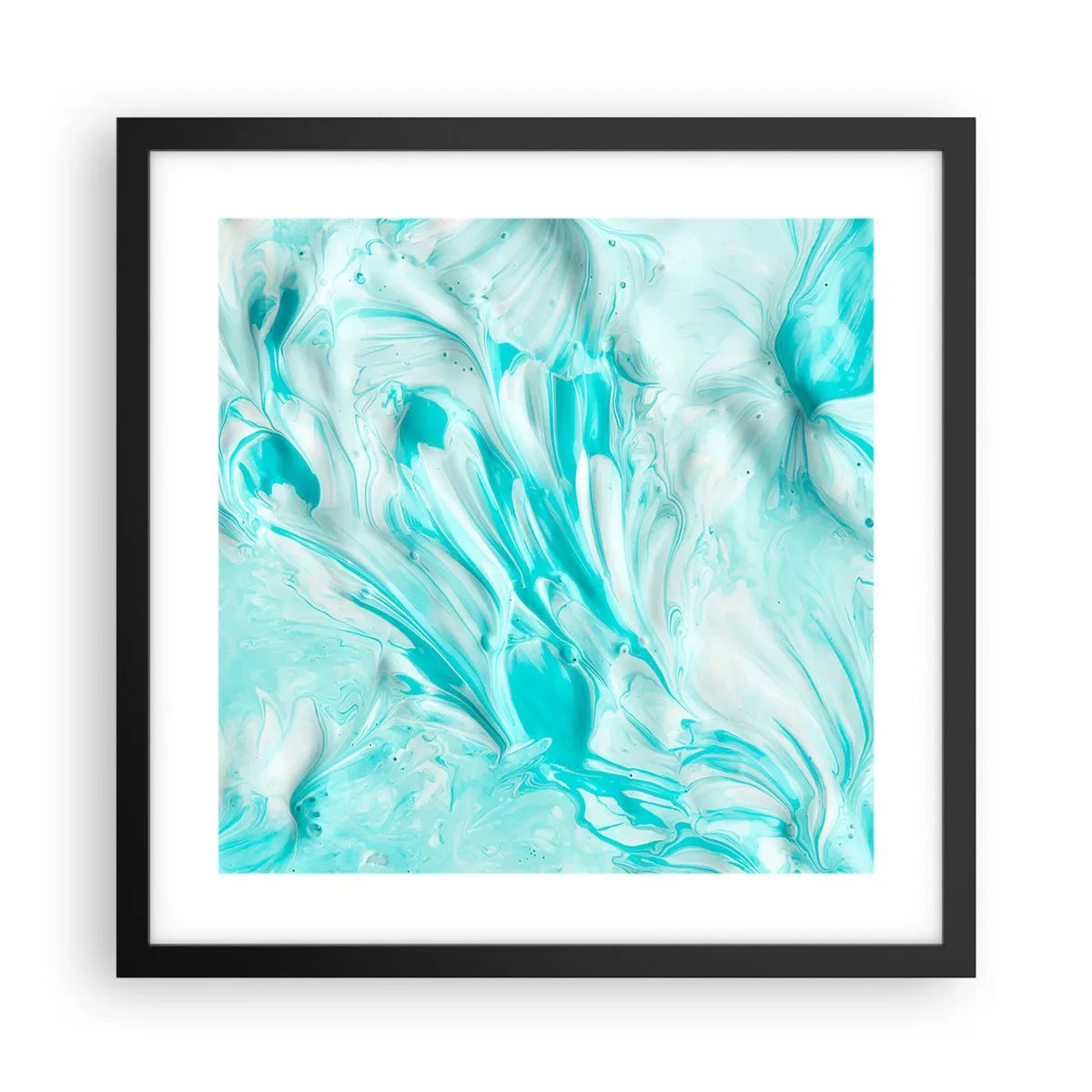 Affisch i svart ram - Alltid tillsammans - 40x40 cm