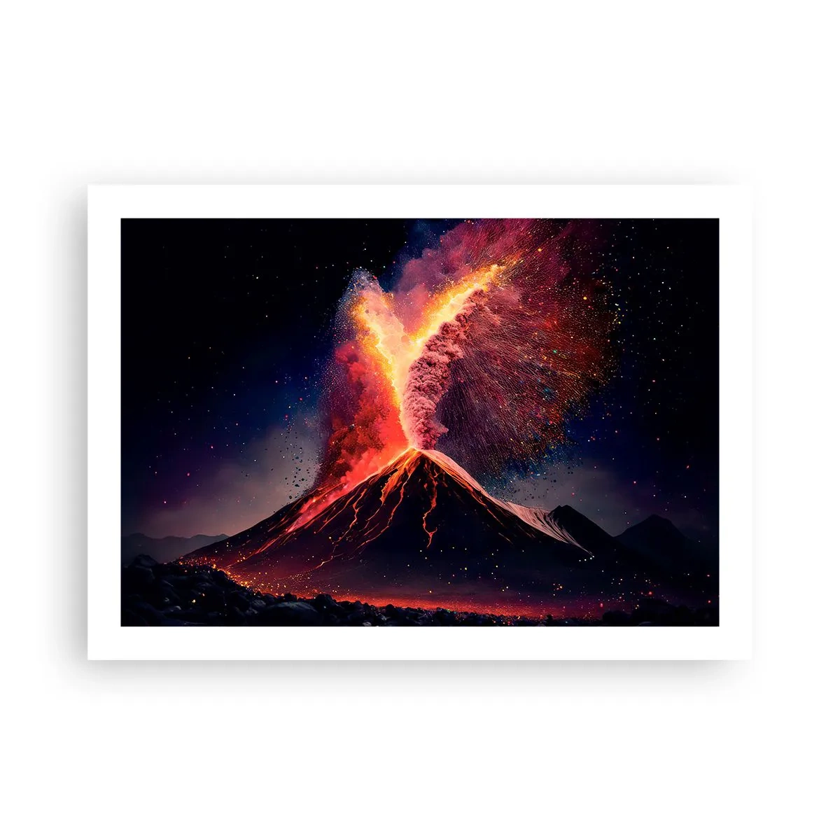 Affisch - Skönhet och skräck - 70x50 cm