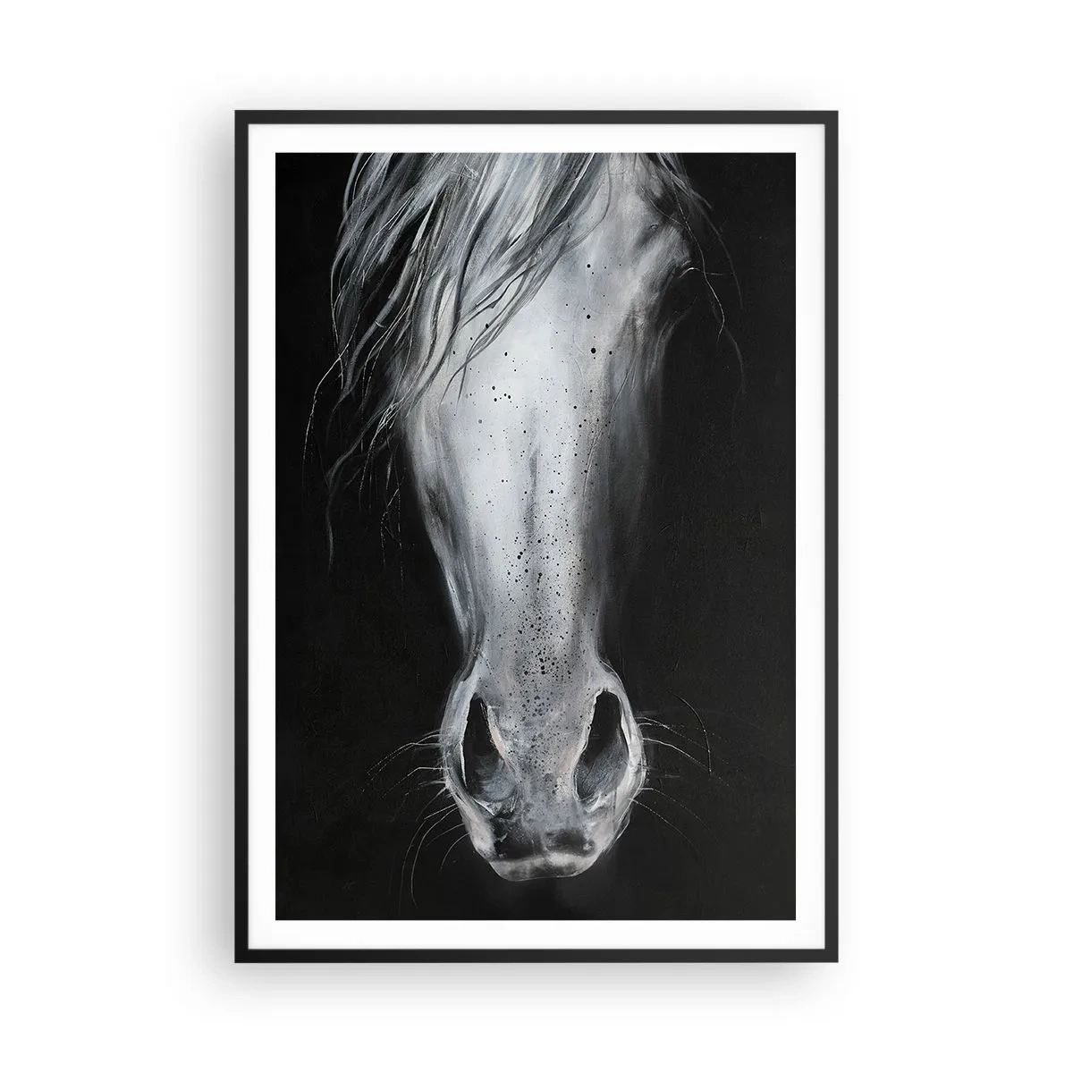 Affisch i svart ram - Förförisk blick - 70x100 cm