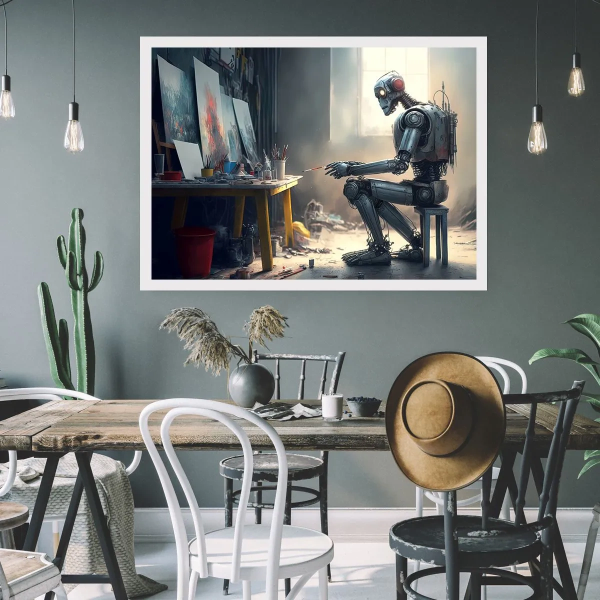 Affisch - Den skapande handlingen - 40x30 cm