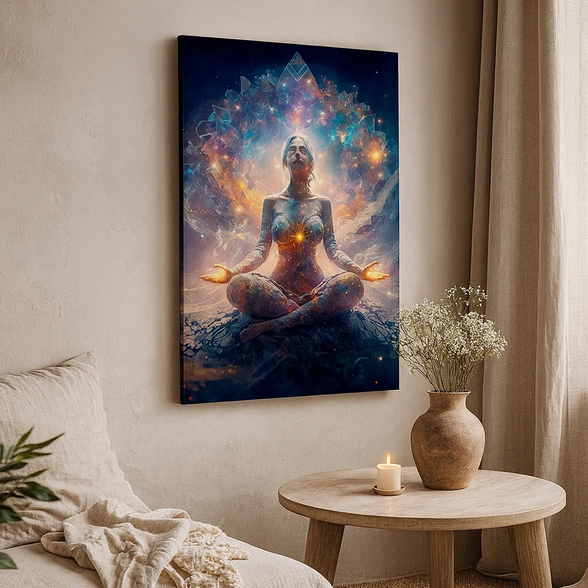 Canvastavla - Bild på duk - Flöde av god energi - 50x70 cm