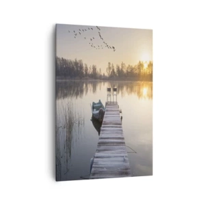 Canvastavla - Bild på duk - Kommer tillbaka om en viss tid - 70x100 cm