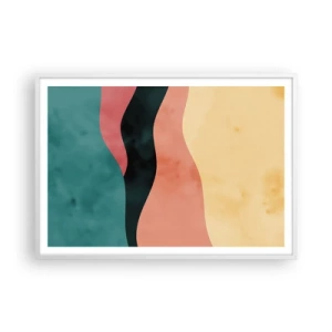 Affisch i vit ram - Enig oenighet - 100x70 cm