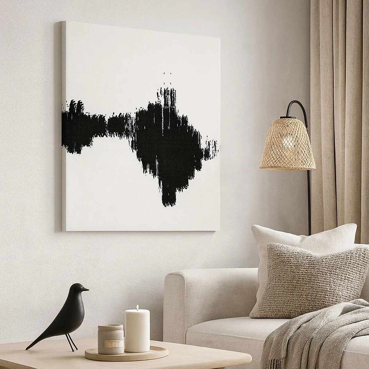 Canvastavla - Bild på duk - Fantasins vibrationer - 30x30 cm