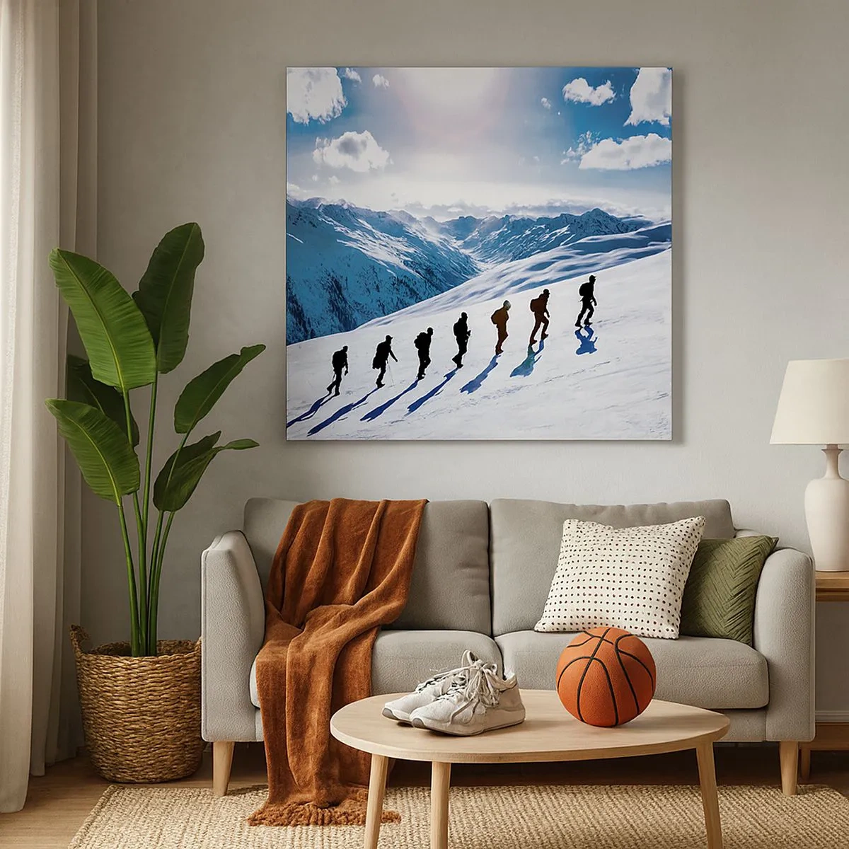 Canvastavla - Bild på duk - Erövrarnas lag - 30x30 cm