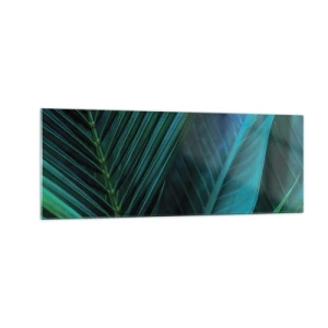 Glastavla - Bild på glas - Grönskans anatomi - 140x50 cm