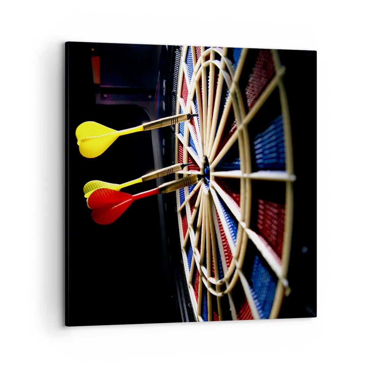 Canvastavla - Bild på duk - Mitt i prick - 50x50 cm