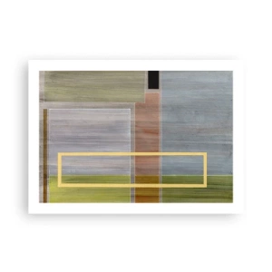 Affisch - Rakt och lugnt - 70x50 cm