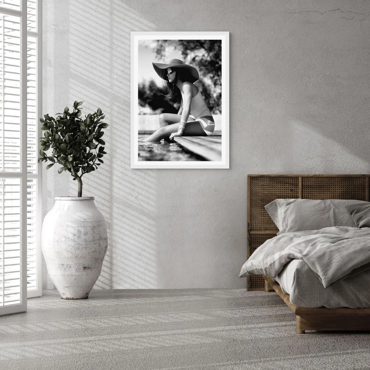 Affisch i vit ram - En sommardröm - 61x91 cm