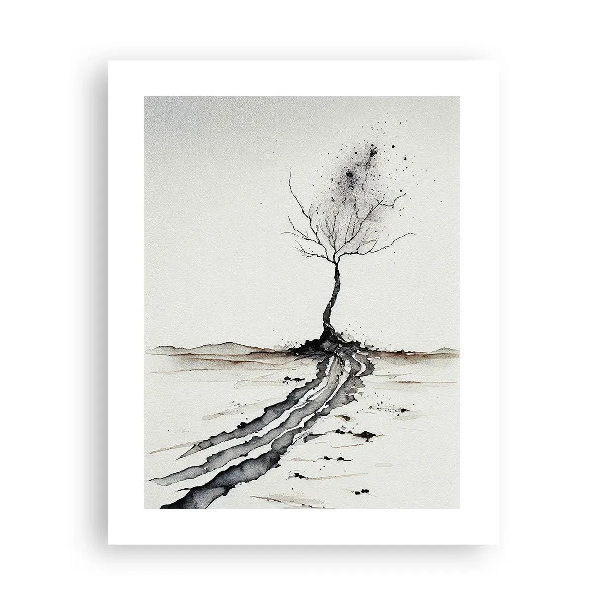 Affisch - Vinterns melankoli - 40x50 cm