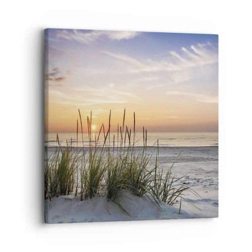 Canvastavla - Bild på duk - Titta, tänk, känn - 30x30 cm